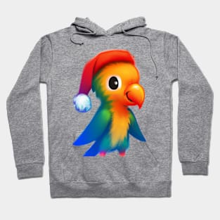 Cute Parrot Drawing Hoodie